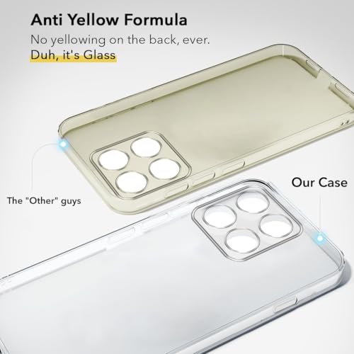 Image of DIZORO Compatible with Motorola Moto Edge 70 5G Back Cover Case Clear,[ Anti Yellow ][Military Grade Protection] Hard PC Back Cover Transparent