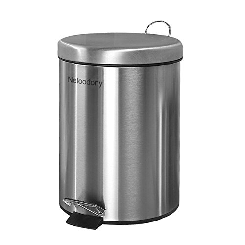 Neloodony Poubelle Noire/Poubelle pour Cuisine Bureau Salle de Bains Chambre à Coucher