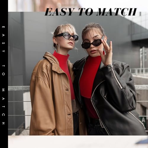Image of Cutecrop Turtleneck Dickey Extra Large Fake Collar Detachable Dickey Collar Half Mock Turtleneck for Men Women