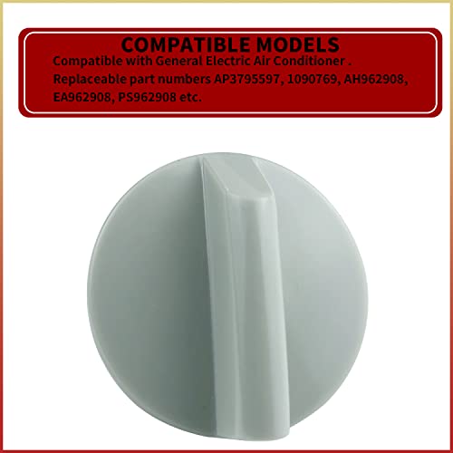 2 Pcs Wp12X10002 Air Conditioner Control Knob Replacement Part - Compatible With Ge Zoneline Room Window Air Conditioner Replaces Ap3795597, 1090769, Ah962908, Ea962908, Ps962908 #TOP4