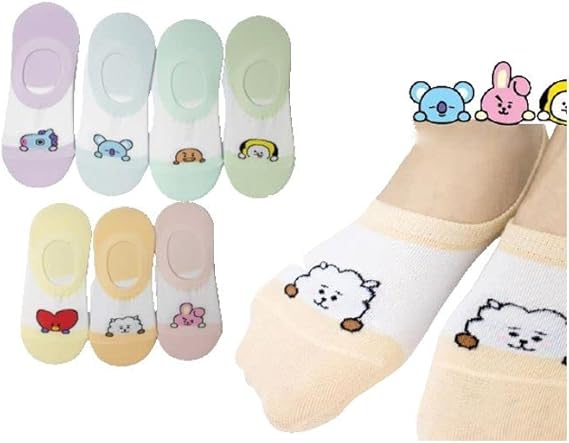 Amazon | BT21 Fake Socks【BTS公式グッズ】ショートソックス 23
