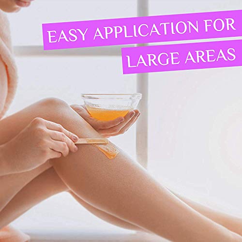 Lifestance Waxing Kit Hair Removal Wax Warmer Kit with Moisturizing Lavender Formulas Hard Stripless Wax Beads (17.5oz) Relaxing Wax Kit for Legs, Face, Underarm, Bikini, Brazilian