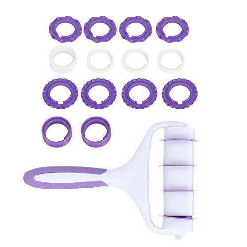 Enrejado de Masa, Enrejado de Masa de Masa de Fondant, Cortador de Fondant, Cortador de Rodillo, Galletas, Molde de Pastelería, Herramienta de Decoración de Bricolaje para