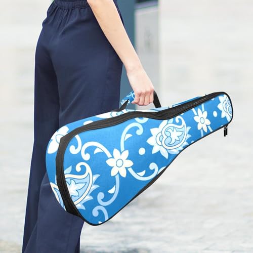 JRHEJTHH Housse imperméable durable pour ukulélé avec épaules réglables pour ukulélé de 53,3 cm, 58,4 cm, 61 cm, rembourrage épais, motifs texturés élégants – Bleu, Multicolore., - Les Beatles, Paul McCartney, John Lennon, RIngo Starr, George Harrison JRHEJTHH Housse imperméable durable pour ukulélé avec épaules réglables pour ukulélé de 53,3 cm, 58,4 cm, 61 cm, rembourrage épais, motifs texturés élégants – Bleu, Multicolore., – Image 7