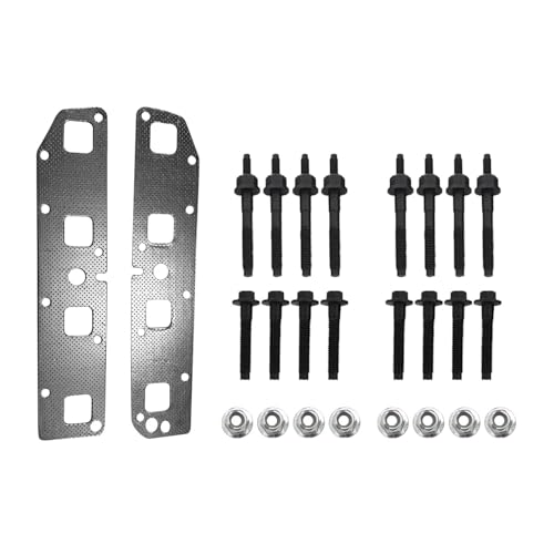 Image of Exhaust Manifold Gasket Repair Set with Bolts Studs and Nuts for 2003-2008 Dodge Ram 1500 2500 3500 5.7L for 2005-2008 Chrysler 300 Jeep Grand Cherokee Dodge Magnum