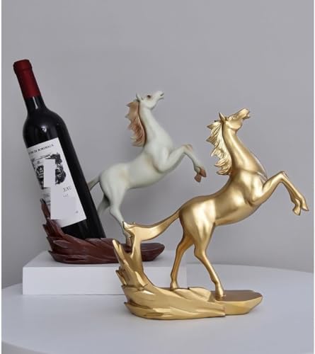 Soporte para botellas de vino de resina 27 cm miniatura 3