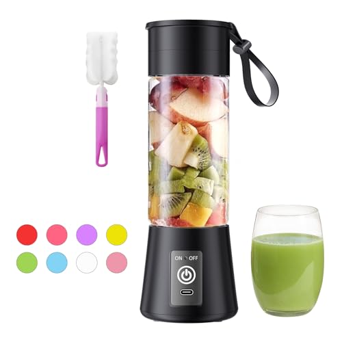 Image of Cordless Portable Personal Size Blender - 2026 Upgraded Smoothies Blender | 13 Oz BAP Free Traveling Juice Cup, 6 Stainless Steel Blades Freshly Squeezed Juice & Shakes in Picnic /Sports /Travel
