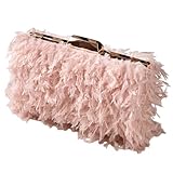 Zxfdsfdbnm Bolsos de mano para mujer, bolsos cruzados de hombro, bolsa de noche, bolsos peludos para cócteles, bailes, bodas, bolsos formales de noche para mujer, b, One Size