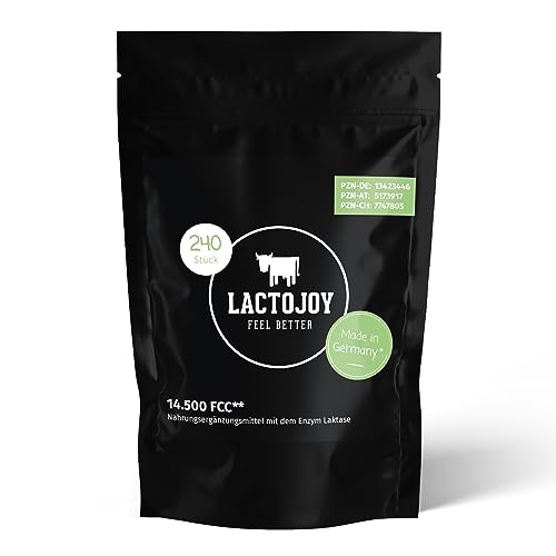 LactoJoy Laktase-Tabletten 14.500 FCC 240 Stk.