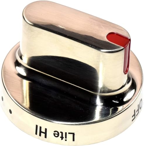 HQRP Burner Dial Range Knob Compatible with Samsung FX510BFGS FX510BGS FX710BGS NX583G0VBSR NX58F5300SS NX58F5500SS NX58H5600SS Gas Oven Stove