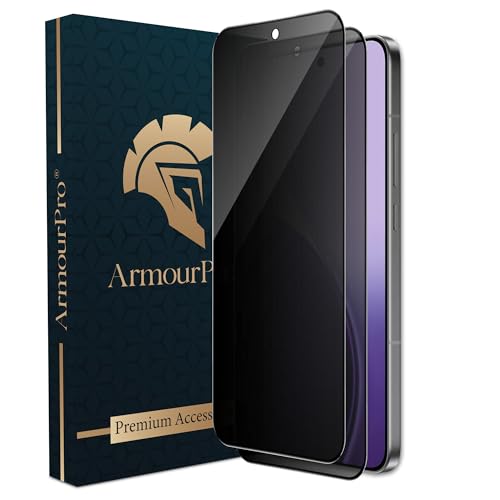 Image of ArmourPro Privacy Tempered Glass Screen Protector Compatible for OPPO Reno 14 Pro (6.83 Inch) with Edge-to-Edge Protection Coverage and Easy Installation kit (Pack of 2)