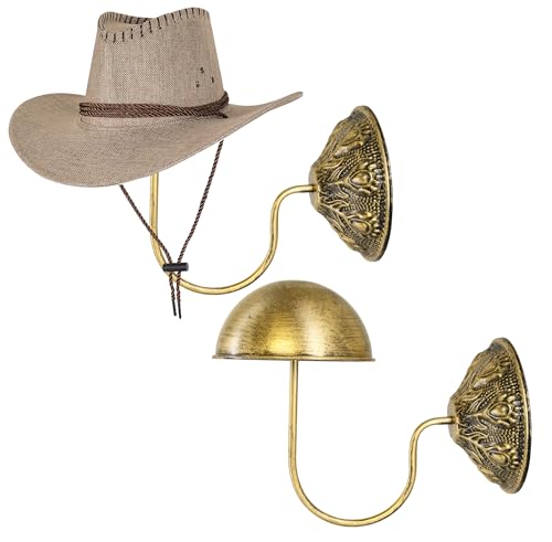 Owlgift Wall Mount Hat Racks Set of 2 - Vintage