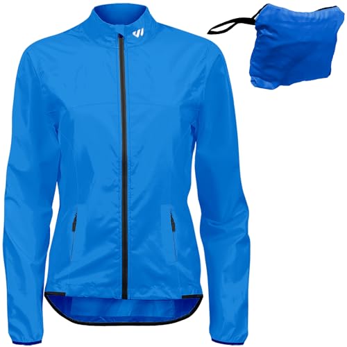 Wulibike Fahrradjacke Damen Windbreaker Leichtgewicht Laufjacken...