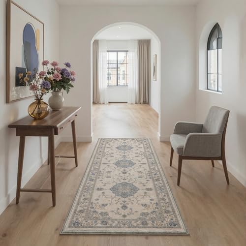 Alfombra de área GENIMO 5x7 Boho vintage lavable miniatura 6