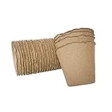 🌿【Besser für Pflanzen】- Fasertöpfe eignen sich perfekt für Samen, Setzlinge, insbesondere zart wurzelnde Gemüsesämlinge, Stecklinge oder Umpflanzungen. Fasertöpfe sind biologisch abbaubar, zusammen mit einer schnelleren Wasseraufnahme und -retention. Fasertöpfe minimieren Wurzelstörungen beim Umtopfen oder Umpflanzen, was zu stärkeren Wurzeln für eine ausreichende Nährstoffversorgung und gesünderen Pflanzen führt.