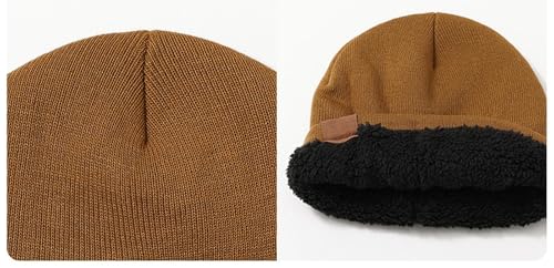 Set de gorro bufanda guantes de punto para abrigarse eficazmente este invierno 6
