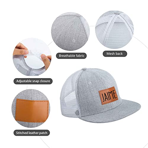 Custom Toddler Hat, Personalized Kid Baseball Caps Adjustable Truck Hat for Baby Boy4