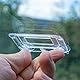 Windschutzscheibe Parkausweis Halterung, 2 Stück, in Transparent, Halter mit Saugnäpfen, Parkausweishalter Scheibe, Autoscheibe Parkscheinhalter, Kartenhalter Parkticket, Auto Saugnapf Clip Ticket