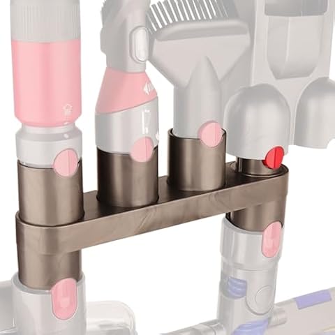 Attachments Holder for Dyson GEN 5 V15 V12 V11 V10 V8 V7 Detect Absolute Vacuum Cleaner Acessory Mount, Half-Assembled DIY Accessory Organizer Compatible with Charging Station and Wall Cover