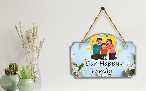 Image of SAF paintings UV Lamined Mdf Wall Hanging||Our Happy Family Beautiful Home Decoration Wall Hanging||WST-WHAHM-19