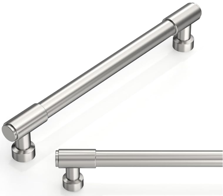 Talentedeco TA010 10 Pack Brushed Satin Nickel Cabinet Pulls 6.3 Inch(160mm) Kitchen Cupboard Handles Cabinet Hardware for Drawer Pulls