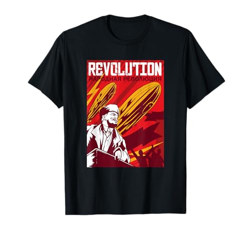 Vladimir Lenin Revolution CCCP UdSSR Unión Soviética Rusia Camiseta