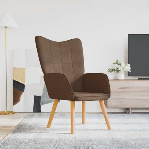 Genérico Sillón de Relax de Tela marrón,Mobiliario,Sillas,Sillones-327922