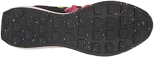 Desigual Women's 4 Woman Knit Sneakers Low Shoes_Jogger_Sock Etnic 2000 Black, 6 | Image 3