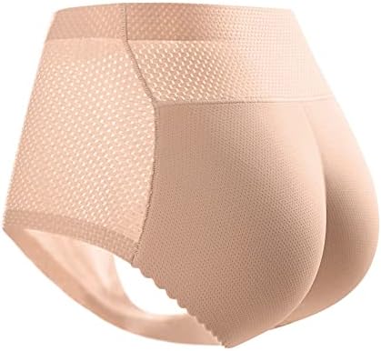 Women Butt Pads Enhancer Panties Padded Hip Underwear Shapewear Butt Lifter Slimming Fake Padding Briefs Waist Trainer Body Shaper Breathable and Comfortable Higher Power Short Body Shaper Underwear