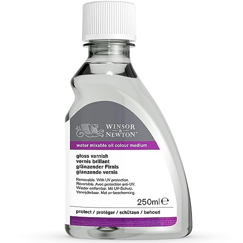 Winsor & Newton 3039721 Artisan Öl - Firnis für wassermischbare Ölfarben - Glanz Firnis, 250ml Flasche