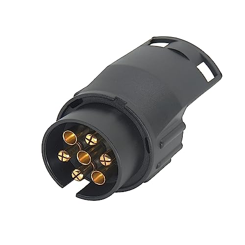 Wiltec Anhänger Stecker 7 Auf 13 Polig 12V KFZ PKW Wohnwagen Steckdose Garagenausstattung 34249931