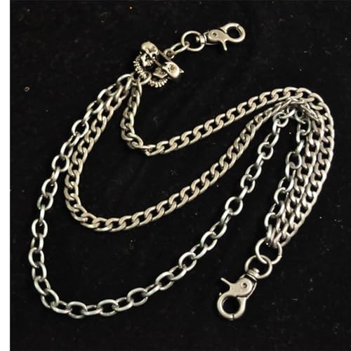 Image of PINKPIN Pants Chain Wallet Keychain Unisex Hip Hop Biker Jean Chains Punk Streetwear Accessory for Men Women