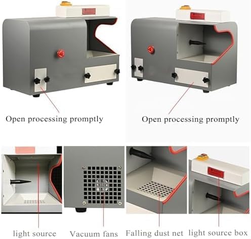 Adjustable Speed Jewelry Polisher & Bench Grinder - Efficient Buffing Machine for Metal, Wood & Jewelry Polishing - Ideal Tool for Professionals & Hobbyists