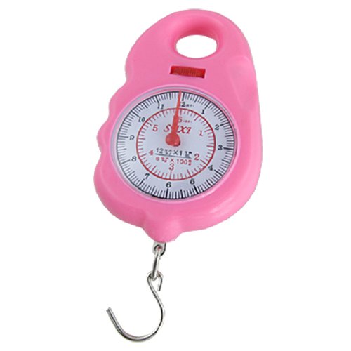 Báscula colgante portátil Ruilogod 6Kg rosa miniatura 1