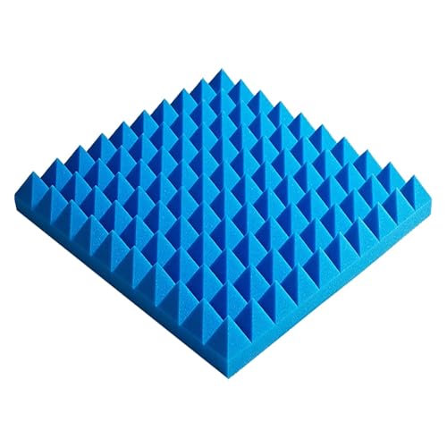 Paneles de espuma acústica COYOUCO con adhesivo, 50 x 50 x 5 cm, 6 piezas, azul miniatura 1