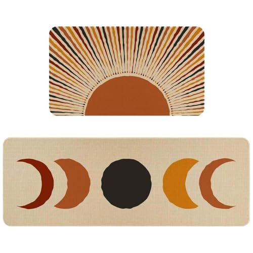 Set de 2 Tapetes de Cocina Boho Sun&Moon miniatura 1