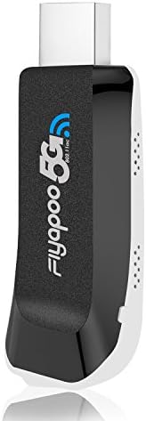 Fiyapoo Miracast Dongle, 5G WiFi Display Dongle 1080P Airplay Dongle for iPhone X 8 8 Plus 7 7S 6 6S/iPad/MacBook/Samsung Galaxy S8 S9 S7 Samsung Note/LG Sony Smartphones