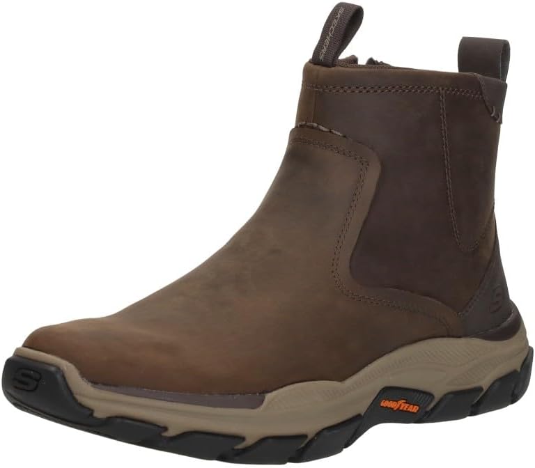 Skechers Men's Respected - Evanston Boot,Cocoa,14