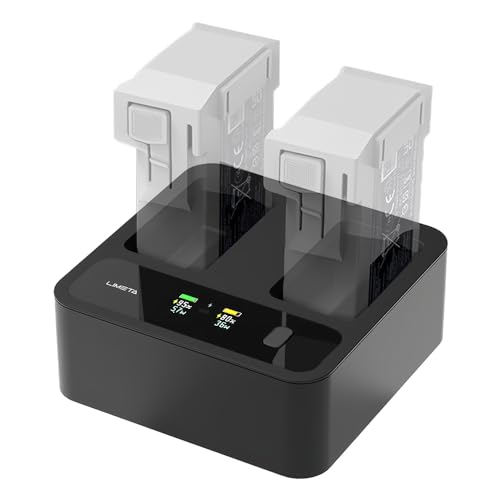 LIMETA Cargador de 72 W para DJI Mini 5 Pro/4 Pro, accesorio de batería inteligente cargador rápido con función de descarga, accesorios para DJI Mini 3/3 Pro