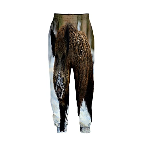 Jogging décontracté sanglier 3D vêtement sport nature 08