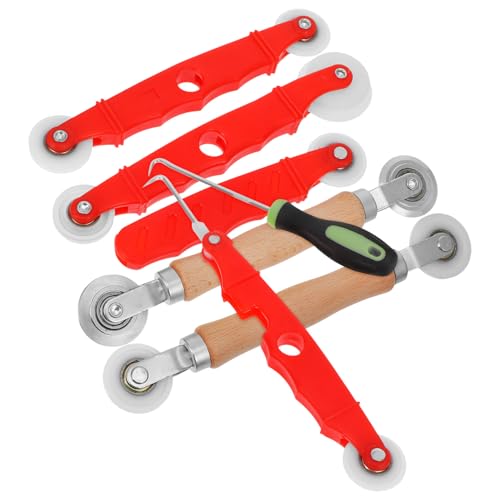 SEWACC スクリーン張り替え工具 網戸 扉用点 耐久アルミ合製スプラインローラー付き 自宅修理用網戸交換ツールキット