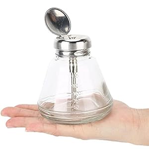 Bediffer One Touch Hervulbare Nail Art Fles 150ml Pomp Dispenser Persen Fles Accessoires voor Vloeistof voor Make-up…