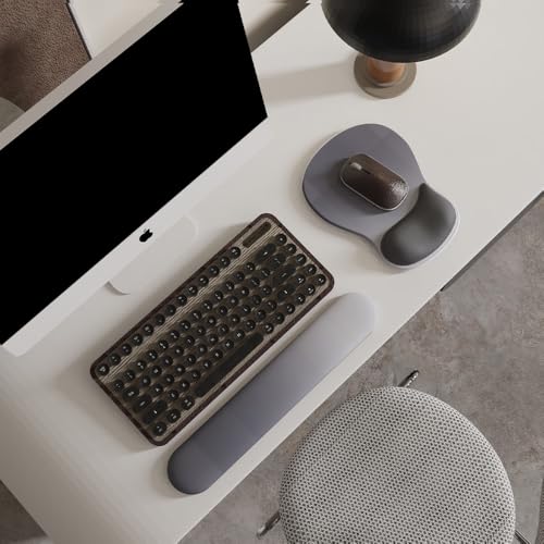 ErgoComfort Gel Wrist Rest Mouse Pad-Ergonomic Office Mousepad with Wrist Support-Non-Slip, Design Desk Accessories Mat for Home&Game Decor (05Midnight Wave) - Thumbnail 2