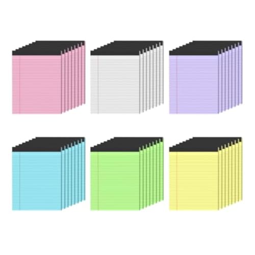 Blocs de papier juridique à dos rigide et feuilles perforées faciles à détacher
