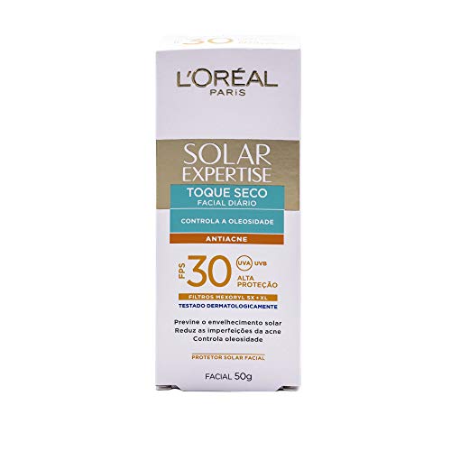 Protetor Solar Facial Antiacne FPS 30, L'Oréal Paris
