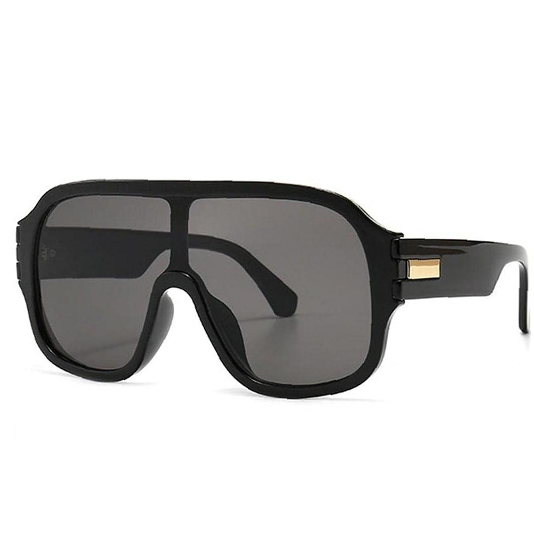Pinicecore Men's Oversized One Lens Goggle Sunglasses Wo Fashion Shades Uv400 Vintage Glasses