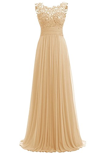 Robe de soirée en mousseline de soie et dentelle fine coupe premium