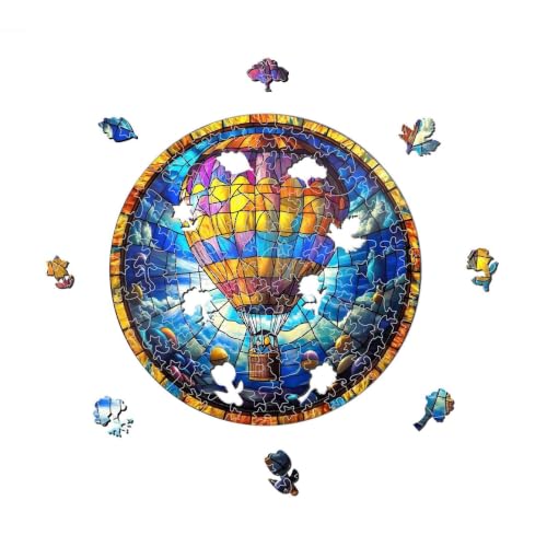 Arte Puzzle Atrapasol de Acrílico como Regalo de Decoración de Globo Aerostático para el Hogar 2