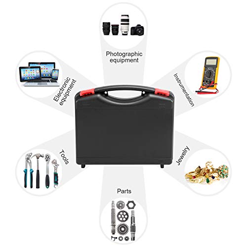 DECDEAL Caixa de ferramentas para kit de ferramentas portátil Caixa de ferramentas de hardware Caixa