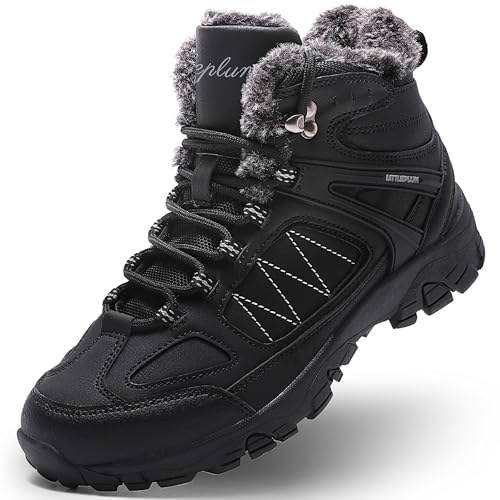 ASHION Damen Winterstiefel Winterschuhe Stiefel Stiefeletten...